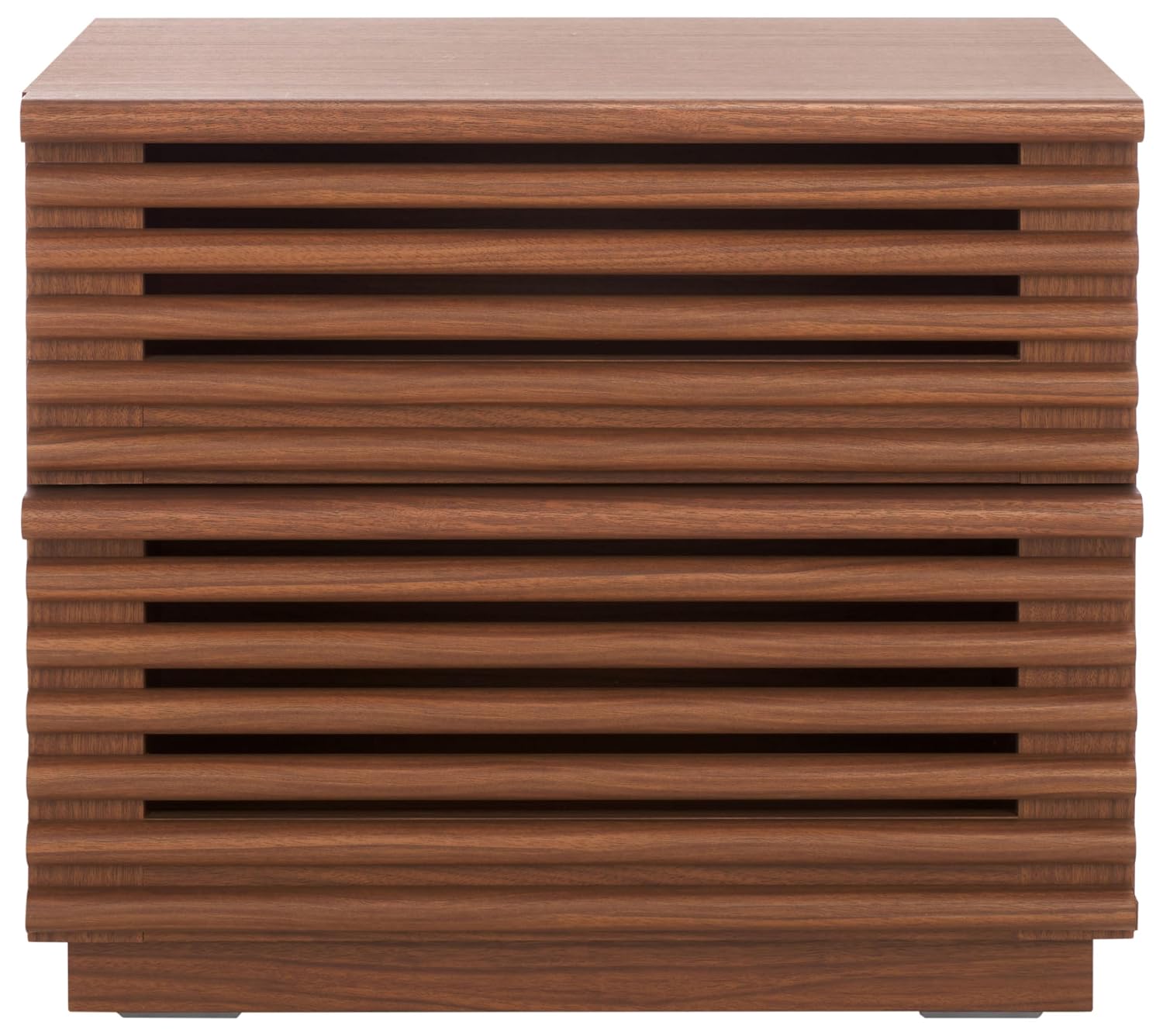 Solid Wood Nightstand 2 Drawers - Mesa de cabeceira Averi, em madeira