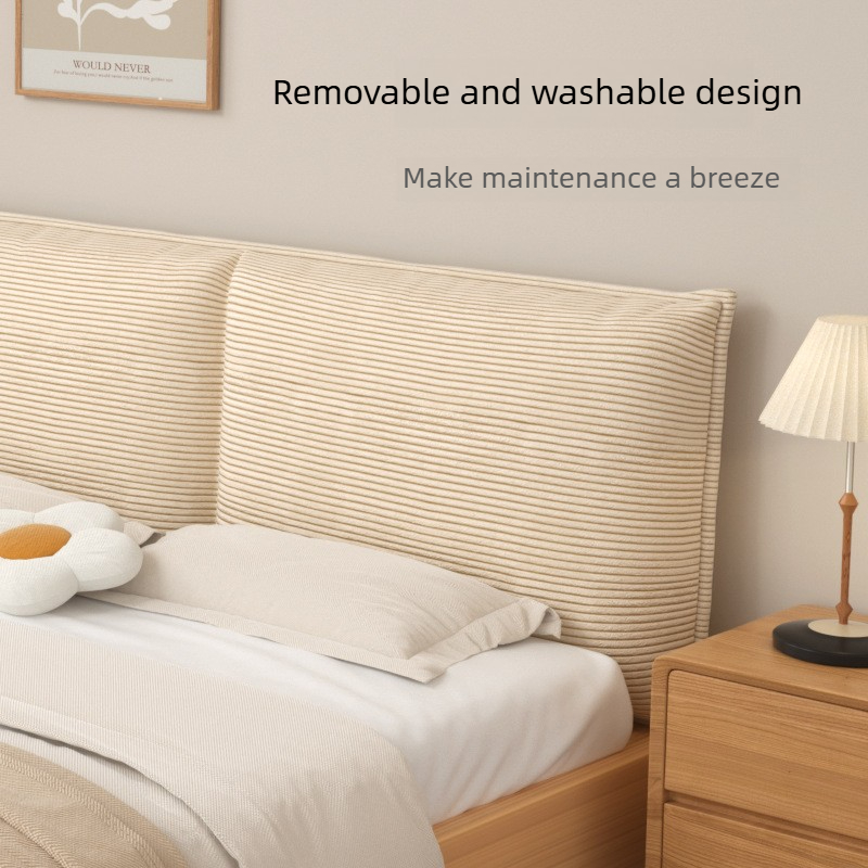 Headboard Cushion Backrest Tatami - Almofada de Encosto Grande para Cabeceira,