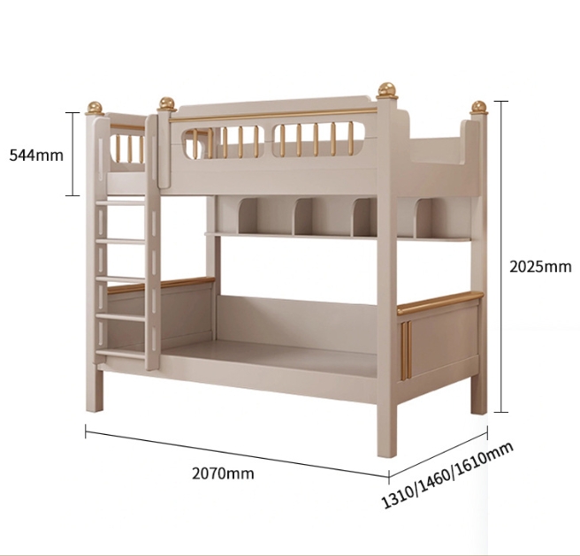 Bunk Bed With Stairs And Slide - Móveis para Quarto Infantil em Madeira