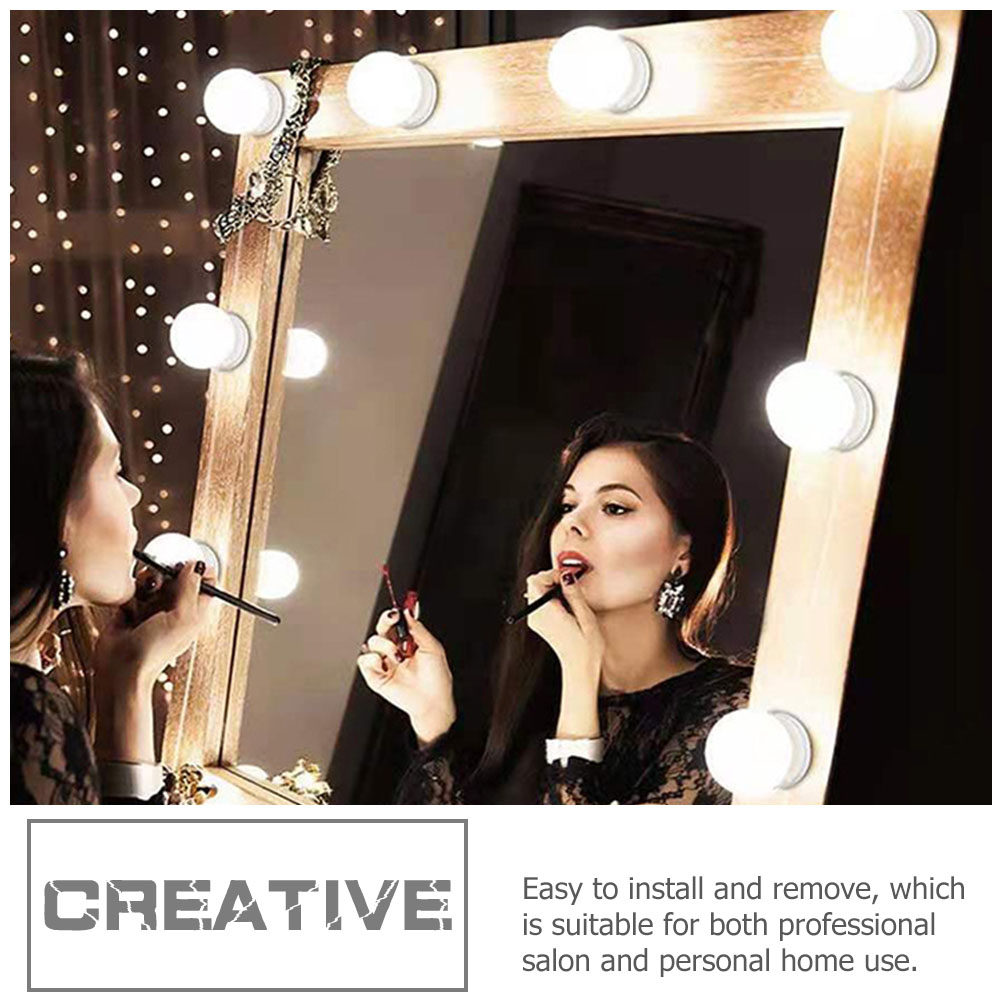 Dressing Table Vanity With Lighted Mirror - 1 conjunto de luzes LED para