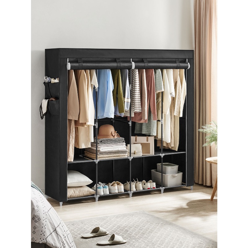 Wardrobe Closet Portable Fabric Cover - Armário Portátil, Organizador de Guarda-Roupa com