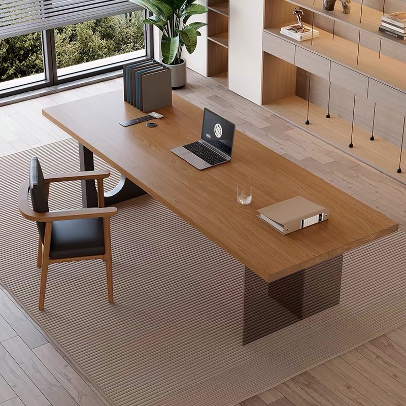 Office Furniture - Mesa de Escritório Flutuante de Acrílico