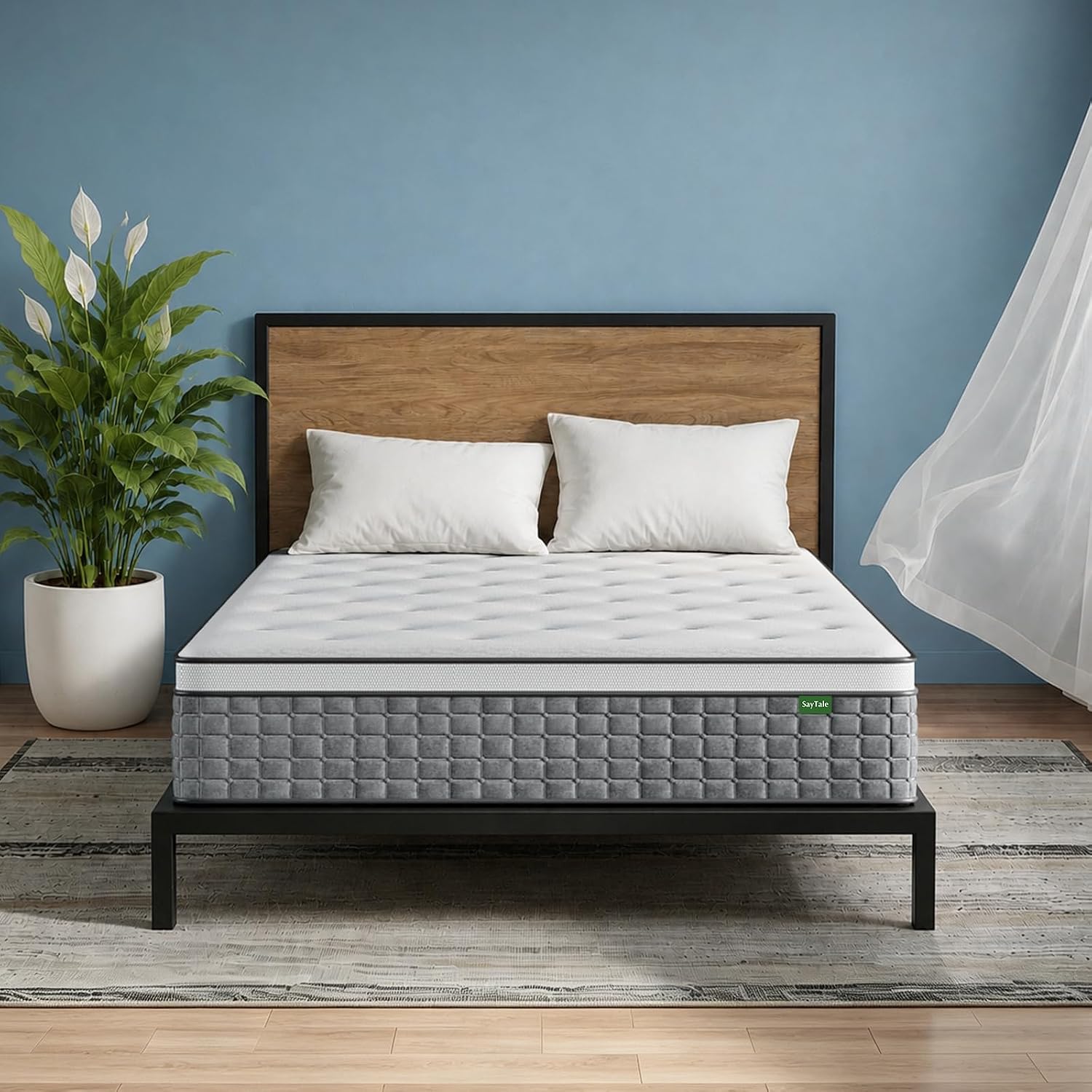 Memory Foam Mattress In A Box Queen - Colchão Queen, colchões híbridos de tamanho