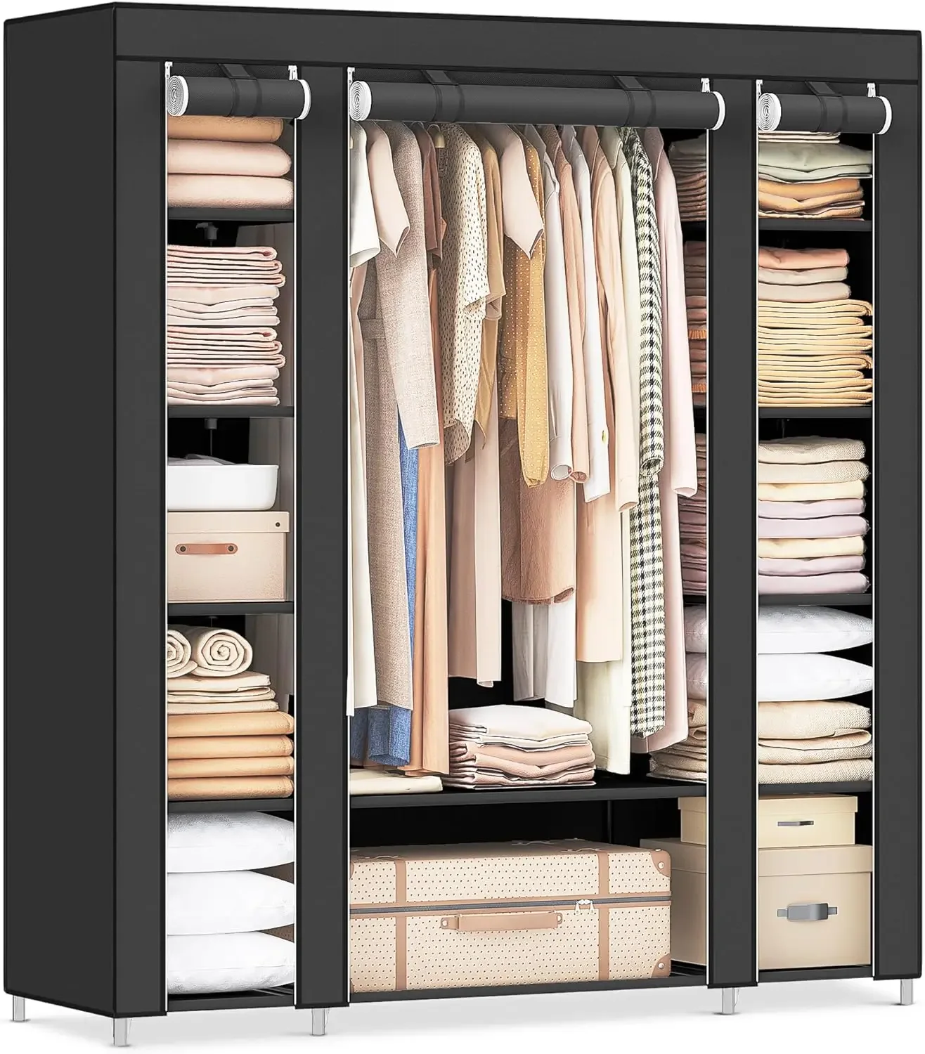 Guarda-Roupa Cheng-Closet, Arm - Wardrobe Closet Portable Fabric Cover avaliação e preço