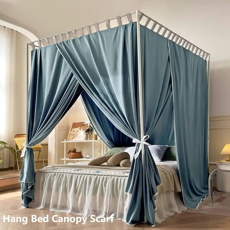 Poste de Estrutura de Cama com - Canopy Bed Frame Metal Queen avaliação e preço