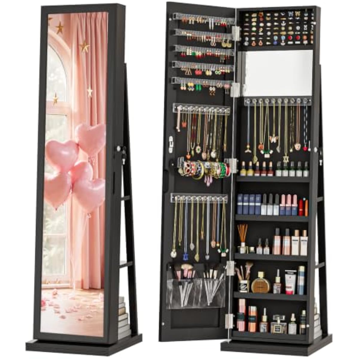 Elegante Armário de Joias Pret - Full Length Mirror Jewelry Armoire avaliação e preço