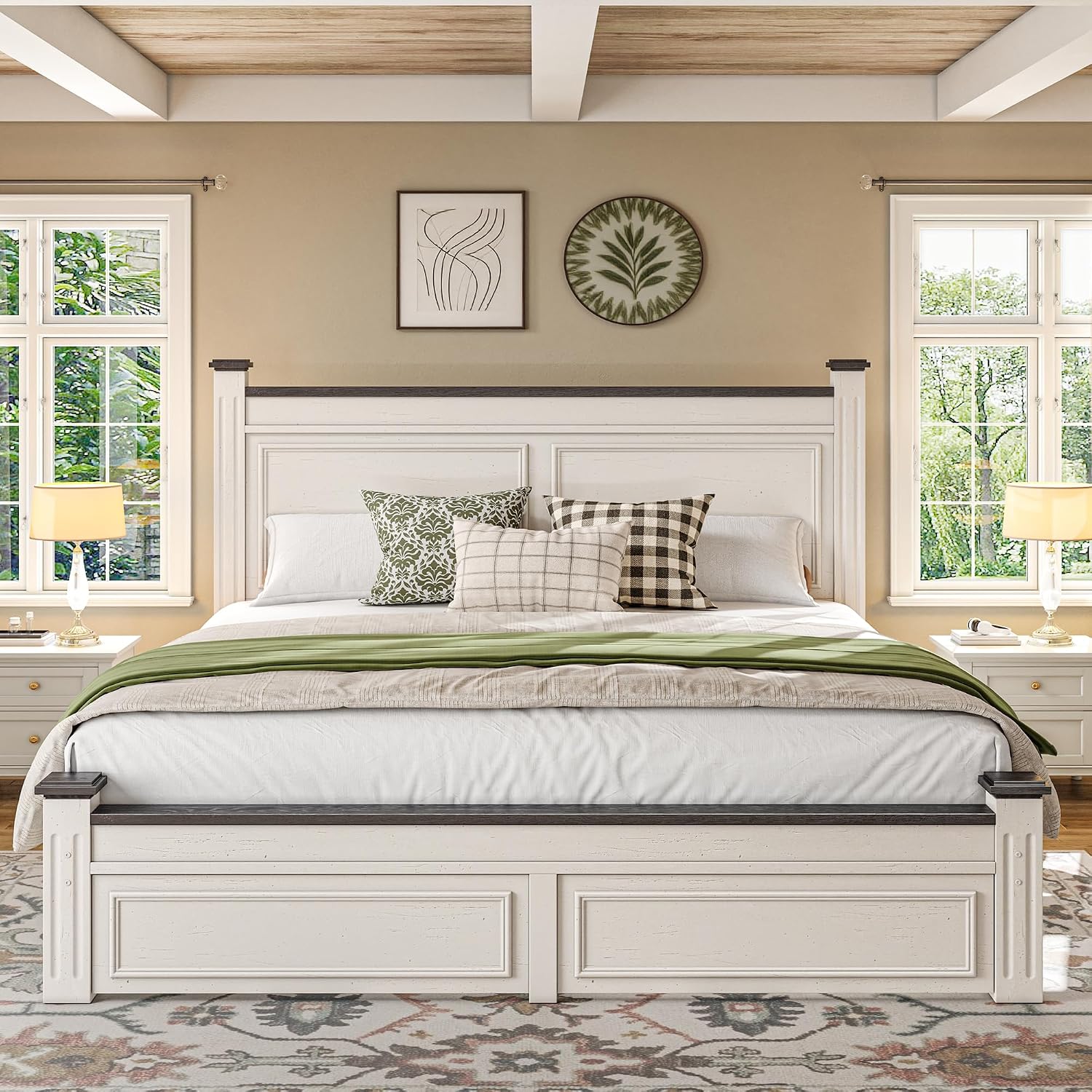 Estrutura de Cama King Size co - King Size Bed Frame With Storage Drawers avaliação e preço