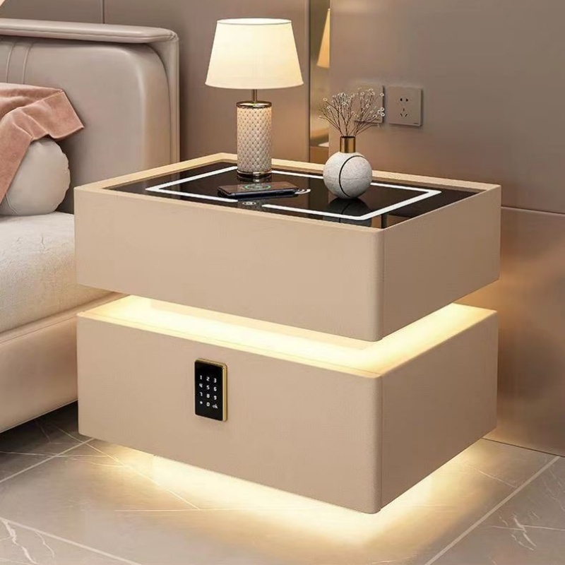 Mesa de cabeceira de madeira m - Solid Wood Nightstand 2 Drawers avaliação e preço