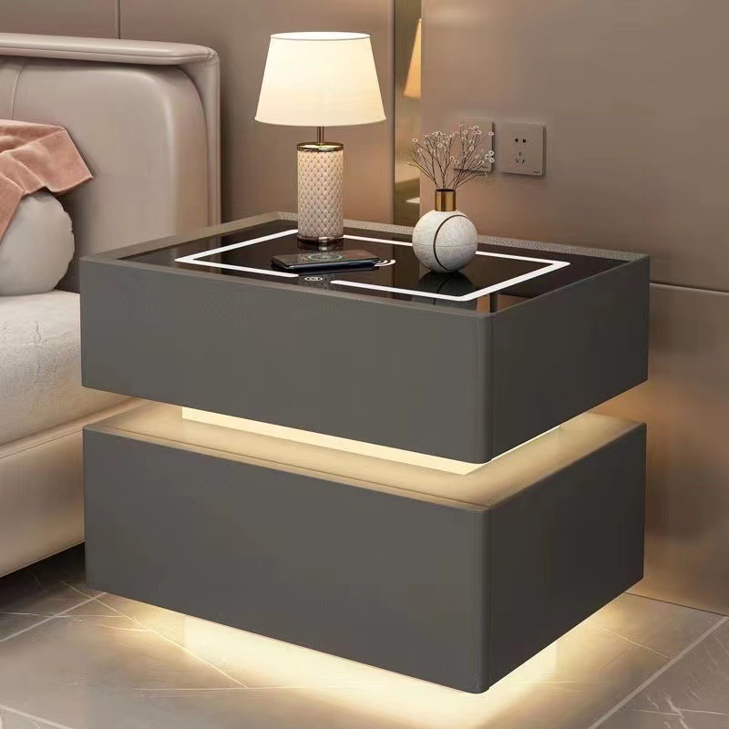 Mesa de cabeceira de madeira m - Solid Wood Nightstand 2 Drawers avaliação e preço
