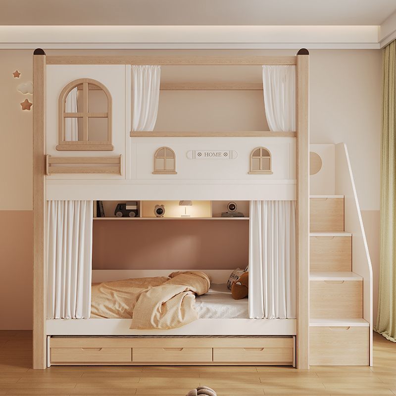 Cama Beliche Infantil com Esco - Bunk Bed With Stairs And Slide avaliação e preço
