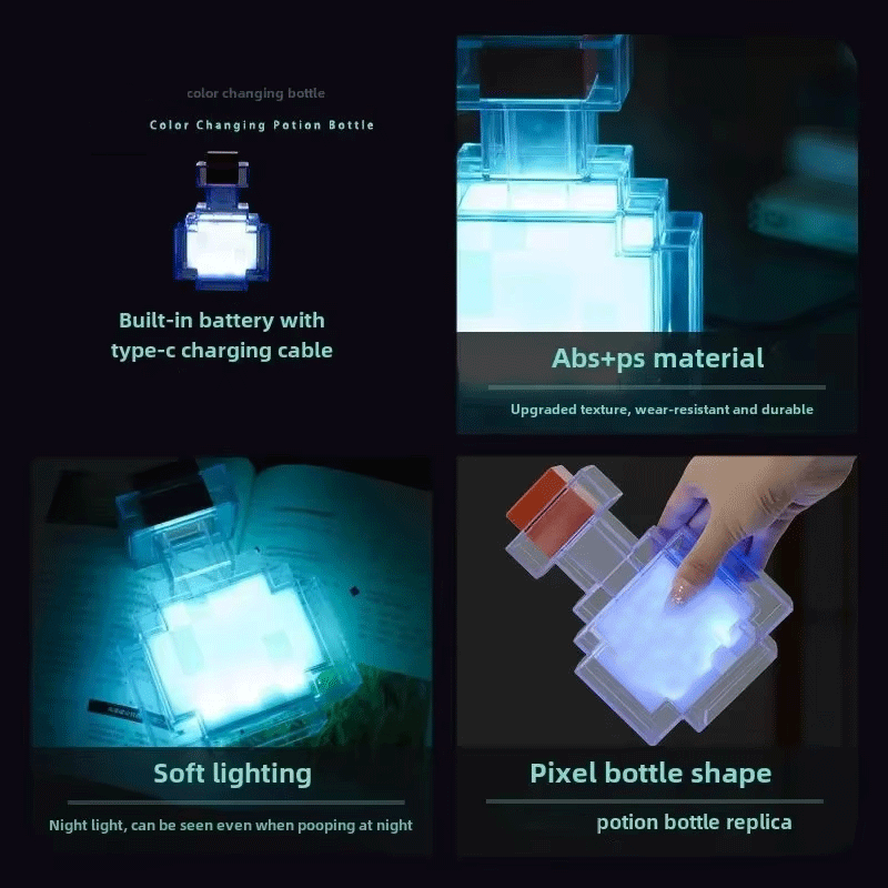 Luminária Noturna LED Pixel Wi - Floating Nightstand With Led Light avaliação e preço