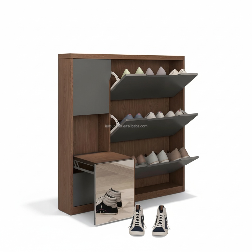 Armário de Sapatos Slim, Rack  - Shoe Rack Cabinet Narrow Entryway avaliação e preço