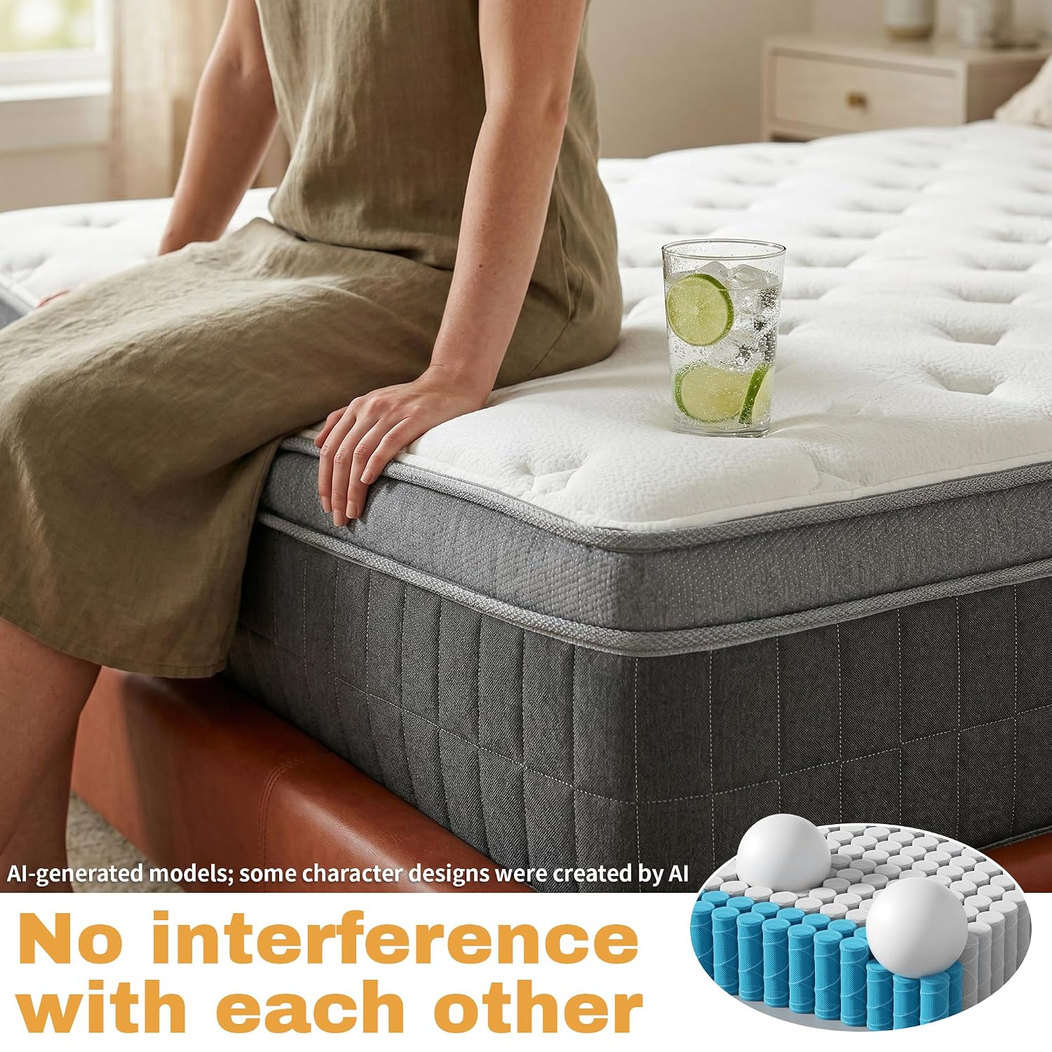 Colchão Queen Size em Caixa, C - Memory Foam Mattress In A Box Queen avaliação e preço