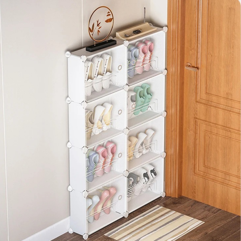‌ Sem furadeira sobre a porta  - Shoe Rack Cabinet Narrow Entryway avaliação e preço