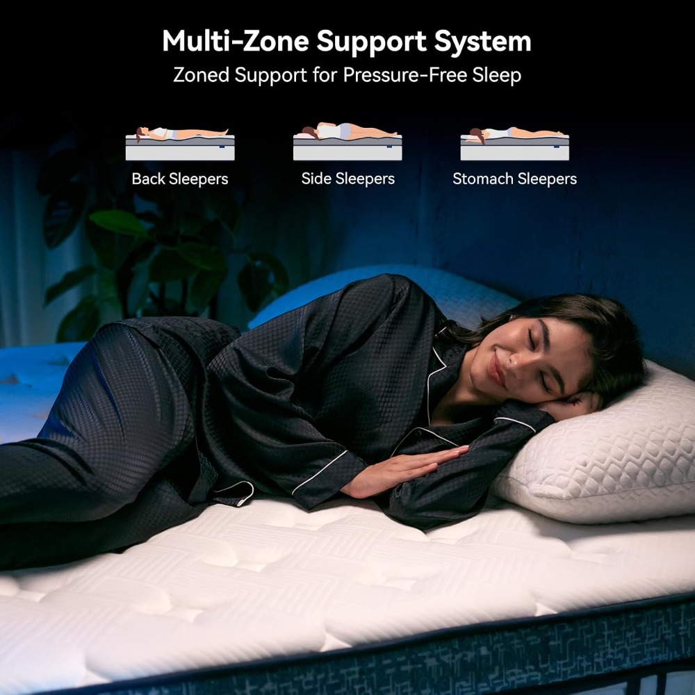 Colchão Queen, Colchões Híbrid - Memory Foam Mattress In A Box Queen avaliação e preço